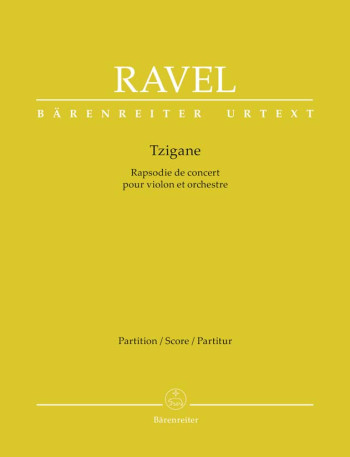 Tzigane. Rhapsody for Violin (Urtext). : Large Score Paperback: (Barenreiter)