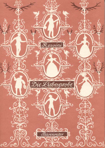 Die Liebesprobe (La Pietra del Paragone) (G) (Urtext). : Vocal Score: (Barenreiter)