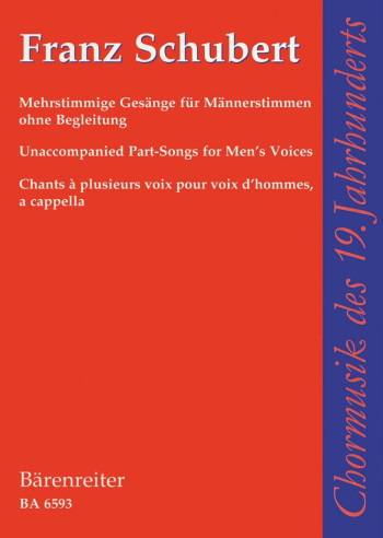 Songs for Male Voices (8 settings) (G) (Urtext). : Choral: (Barenreiter)