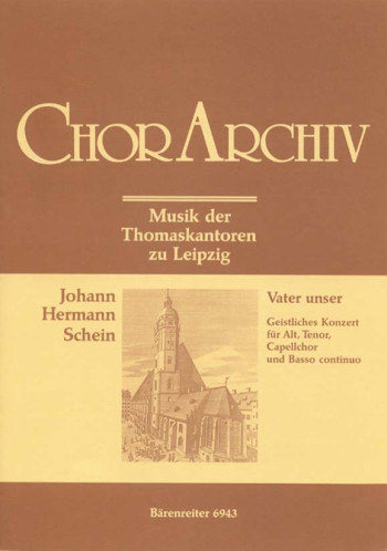 Vater unser. Geistliches Konzert (G) (Urtext). : Choral: (Barenreiter)