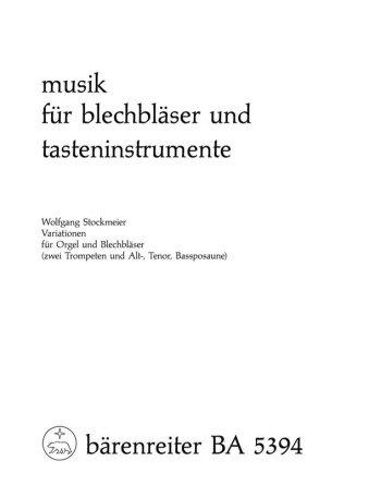 Variations (1968). : Brass Ensemble: (Barenreiter)