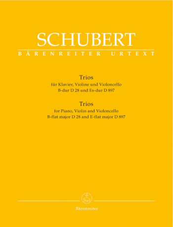 Piano Trios in B-flat (D.28); E-flat (D.897), Op.post.148 (Urtext). : Mixed Ensemble: (Barenreiter)