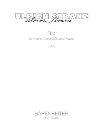 Trio (1986). : Mixed Ensemble: (Barenreiter)