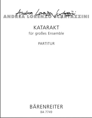 Katarakt (1995/96) for Large Ensemble Op.38. : Mixed Ensemble: (Barenreiter)
