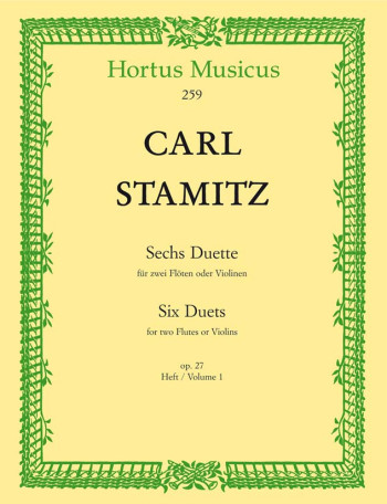 Duets (6), Op.27, Vol. 1: Nos 1 - 3. : 2 Flutes: (Barenreiter)