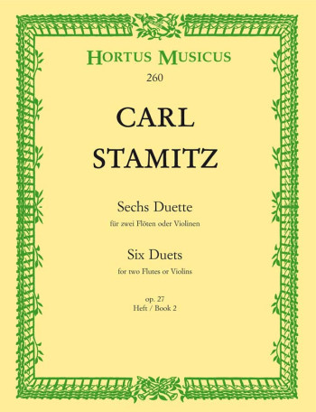 Duets (6), Op.27, Vol. 2: Nos.  4 - 6. : 2 Flutes: (Barenreiter)