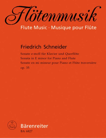 Sonata in E minor, Op.35. : Flute & Piano: (Barenreiter)