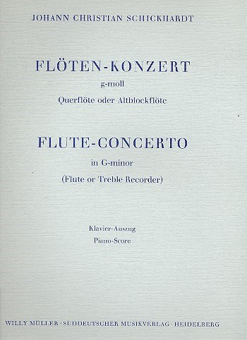 Concerto for Flute in G minor. : Flute & Piano: (Barenreiter)