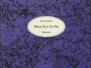 Mass In Eb Major (D.950): Facsimile Book: (Barenreiter)