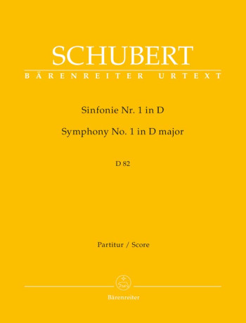 Symphony No.1 in D (D. 82) (Urtext). : Large Score Paperback: (Barenreiter)
