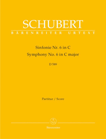 Symphony No.6 in C (D.589) (Urtext). : Large Score Paperback: (Barenreiter)