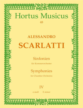 Sinfonia No.4 in E minor. : Large Score Paperback: (Barenreiter)
