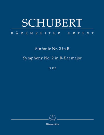 Symphony No.2 in B-flat (D.125) (Urtext)Study score (Barenreiter)