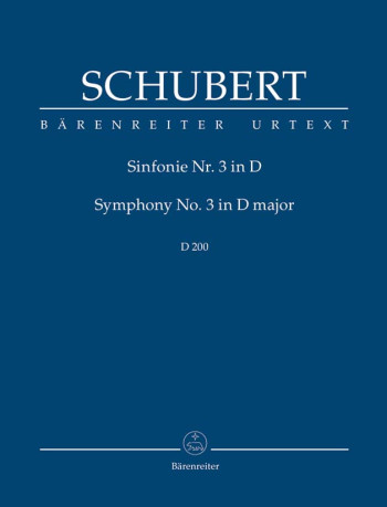 Symphony No.3 in D  (D.200) (Urtext)Study score (Barenreiter)