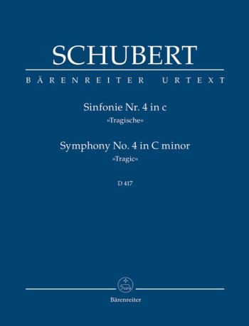 Symphony No.4 in C minor (D.417) (Urtext)Study score (Barenreiter)