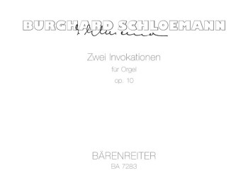 Zwei Invokationen, Op.10/ 1-2 (1969). : Organ: (Barenreiter)