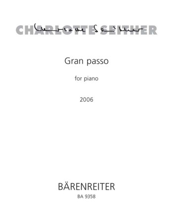 Gran passo (2006). : Piano: (Barenreiter)