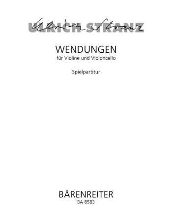 Wendungen (Directions). : String Duo: (Barenreiter)