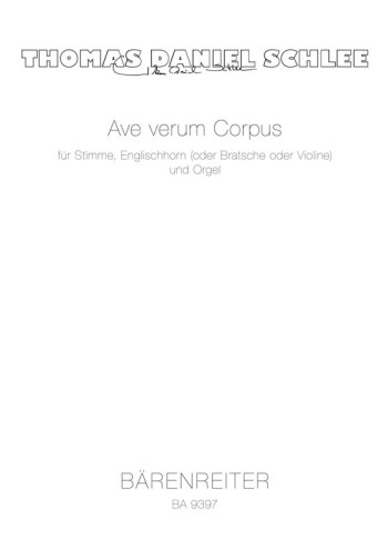 Ave verum Corpus (2010) (L). : Voice: (Barenreiter)