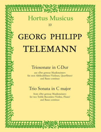 Trio Sonata in C (from Der getreue Musikmeister). : Mixed Ensemble: (Barenreiter)