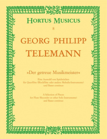 Pieces (from Der getreue Musikmeister) (TWV 41: D4, D5, G5, E3, h2) : Flute & Piano: (Barenreiter)