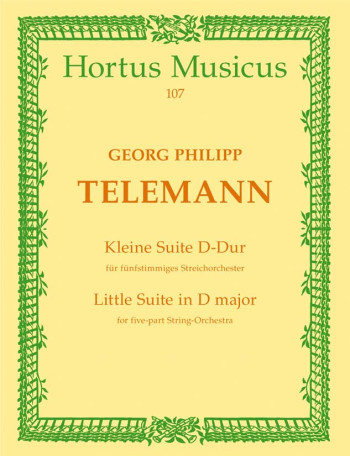 Short Suite in D. : Large Score Paperback: (Barenreiter)