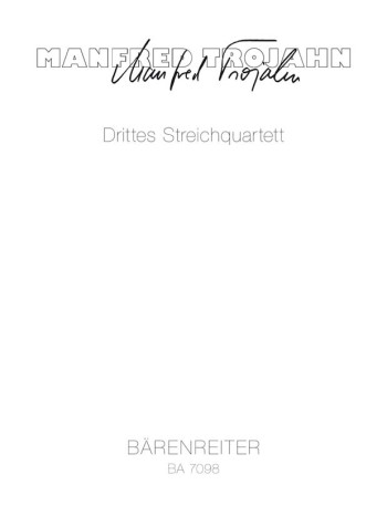 String Quartet No.3 (1983). : String Quartet: (Barenreiter)