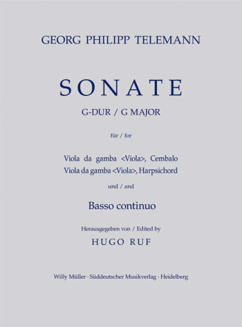Sonata in G (TWV 42: G6). : Viola da gamba: (Barenreiter)