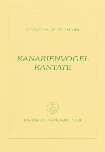 Kanarienvogel Kantate (Canary Cantata) (G). : Voice: (Barenreiter)