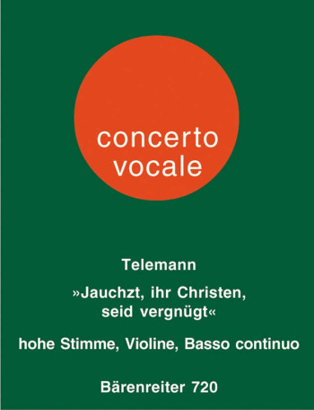 Jauchzt, ihr Christen (Urtext) (G). : Voice: (Barenreiter)