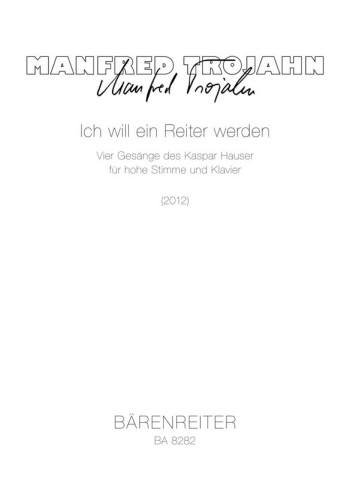 Ich will ein Reiter werden (2012) (G). : Voice: (Barenreiter)