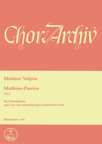 St. Matthew Passion. : Choral: (Barenreiter)