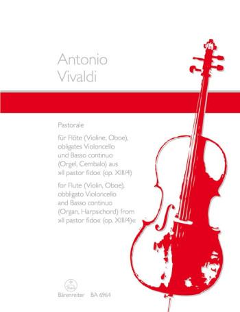 Pastorale in A, from Op.13/ 4. : Flute & Piano: (Barenreiter)