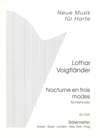 Nocturne in Three Modes for Solo Harp. : Harp: (Barenreiter)