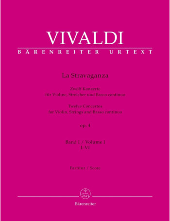 La Stravaganza, Op.4 (Nos. 1-6) (Urtext). : Large Score Paperback: (Barenreiter)