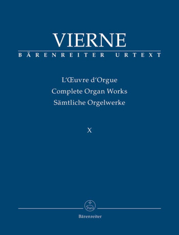 Organ Works Vol.10: Improvisations and Transcriptions (Urtext). : Organ: (Barenreiter)