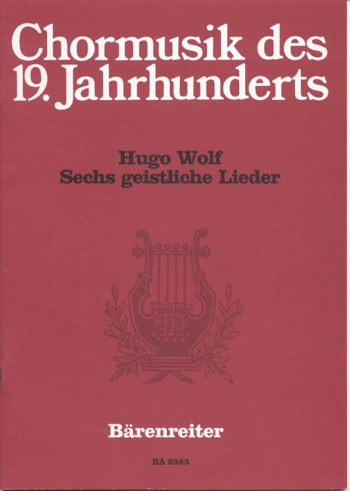 Sacred Songs (6) (G-E). : Choral: (Barenreiter)