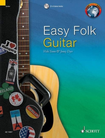 Easy Folk Guitar: 29 Traditional Pieces: Edition With CD English - French - German (Schott