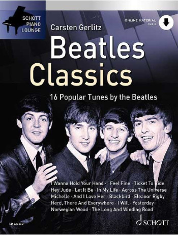 Schott Piano Lounge: Beatles Classics: Piano: Book & Audio