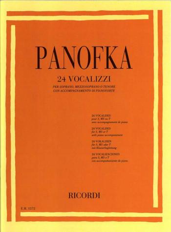 24 Vocalizzi Op. 81 Vocal Studies (Ricordi)