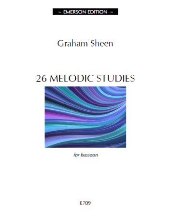 26 Melodic Studies For Bassoon (Graham Sheen)