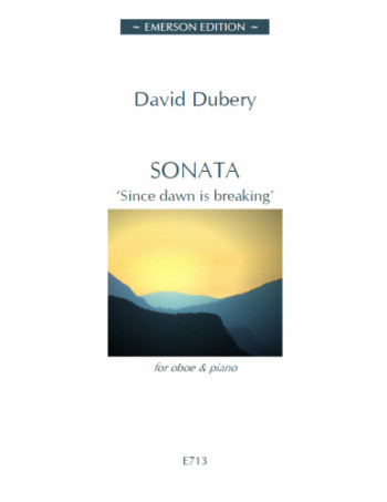 Sonata: Since Dawn Si Breaking: Oboe & Piano  (Emerson)