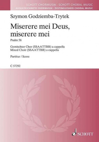Miserere mei Deus, miserere mei (Schott)