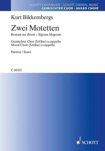 Two Motets (Schott)