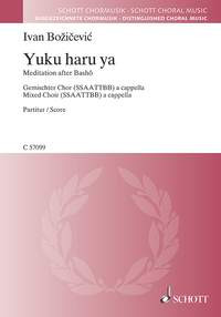 Yuku haru ya (Spring passes) (Schott)