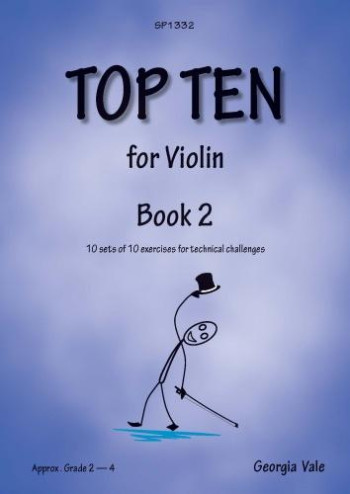 Top Ten Book 2: 10 Sets Of 10 Technical Challenges For Violin (Vale)