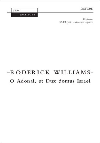 O Adonai, et Dux domus Israel: SATB unaccompanied