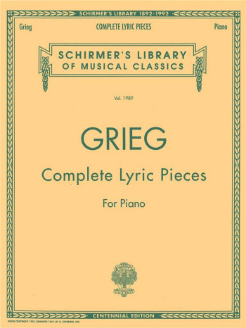 Lyric Pieces Complete Piano Solo (Schirmer)