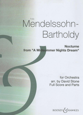 Nocturne From A Midsummer Night's Dream: Orchestra: Score & Parts (stone)