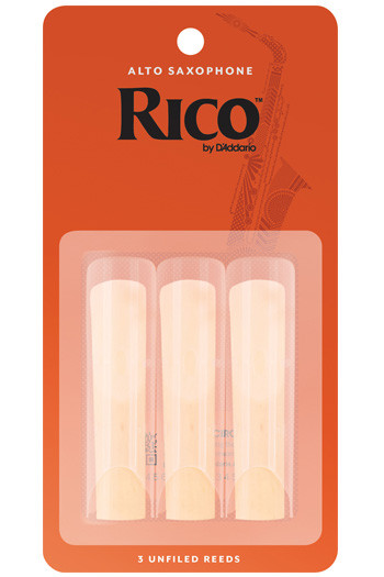 Rico Alto Saxophone Reeds (Pack 3)